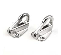 Fauhapyway 316 Fender Hanger Strong Marine Grade Stainless Steel Spring Snap Fending Hook Deck Hardware For Boat Yacht Caravan Trailer 2Pcs