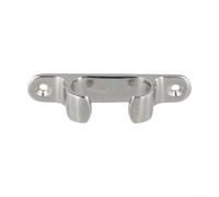 Fauhapyway 316 Rope Guide Line Cleat Stainless Steel Boat Straight Fairlead Bow Chock For Boats And Yachts Marine Deck Cables(4 inches)