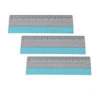 Fauhapyway 3Pcs Scraper Car Window Decal Squeegee Tool Set Felt For Edge Scratch-Free Film Application 6/8/10/12Inch For Vinyl Wrap, Tint, Wallpaper Paint (10inch)