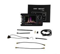 Fauhapyway 4-Inch IPS LCD Handheld for SPECTRUM Analyzer 100k-5.3GHz with 5000mAh Battery and Signal Generator for RF Testing(B)