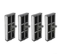 Fauhapyway 4-Pack High-Efficiency Filters for MOVA E40 ULTRA Robot Vacuum, 99.5% Dust Capture, 92x43x21mm Replacement Parts