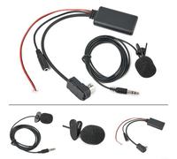 Fauhapyway 5.0 AUX Adapter Cable with Mic for Alpine Ai-NET KCA-121B, Hands-Free Calling & Music Streaming