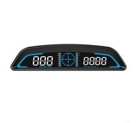 Fauhapyway 5.5" GPS HUD Speedometer with Auto Brightness & Overspeed Alarm for All Vehicles
