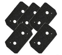Fauhapyway 5-Pack Foam Filter Kit Compatible with for BOSCH and for SIEMENS Washer Dryers, Series 4/8 Cotton Replacement Part, Black 22.8x12.8x2cm