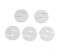 Fauhapyway 5PCS For for Cave Diving Markers ABS Triangle Line Arrow Guide Rope for Scuba Technical Wreck Diving Underwater Navigation.(Circle white)