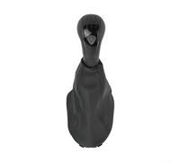 Fauhapyway 5Speed Manual Gear Shift Knob Replacement For Chevrolet Spark M300 2011-2015 With Chrome Black Matte Silver Finish Interior Accessories(black suit black)