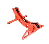 Fauhapyway Adjustable Bicycle Parking Rack, for Mountain Road Bikes, ABS Bike Display Stand for Home Garage Shop, Space Saving Maintenance Holder(One Size Orange)