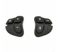 Fauhapyway Audio Control Buttons For Alfa 147 156 166 GT ABS Material 2Pcs Black Direct Replacement Steering Wheel Switch Auto Parts
