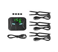 Fauhapyway Auto Clicker Phone Screen Tapper with 150 Gears Adjustable Speed for Gaming Live Stream App Automation ABS Black(host 1 +3clicks)