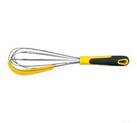 Fauhapyway Balloon Whisk 30cm Ergonomic Handle for Baking(C) | Stainless steel wires, non-slip silicone handle, 30cm length, dishwasher safe, for ideal for whipping