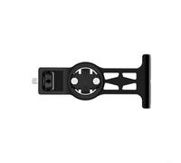 Fauhapyway Bicycle Computer Mount Handlebar,Mount Aluminum Alloy Headlight Holder For Garmin GPS Computer Black(Stem Type)