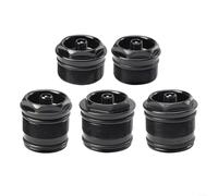 Fauhapyway Bicycle For Air Fork For Top Cap Aluminum Alloy Valve Nut Assembly Thread 28.3/30.3/32.3x1.0mm Compatible With For RockShox Black(28.3x1.0MM A)