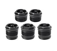 Fauhapyway Bicycle For Air Fork For Top Cap Aluminum Alloy Valve Nut Assembly Thread 28.3/30.3/32.3x1.0mm Compatible With For RockShox Black(32.3x1.0MM)