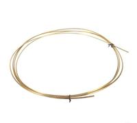 Fauhapyway Brass Guitar Fret Wire 2.5m for Acoustic Electric Bass, Inverted Triple-Cornered DIY Luthier Supply, Width 1.6-2.9mm(2.0MM)