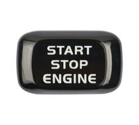Fauhapyway Car Engine Start Stop Button Switch Control Cover,For Volvo V40 S60 XC60 S80 V50, Black Interior Trim Replacement Part