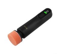 Fauhapyway Car Polisher Machine 2000MAh Mini Cordless Electric Tool Adjustable 3Speeds LED Display Wax Polish Kit (Black)