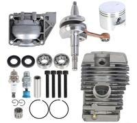Fauhapyway Cylinder Assembly Kit,46mm for MS290 MS390 Chainsaw, High-Performance,For Piston Replacement Part for Forestry Cutting Tasks(C)
