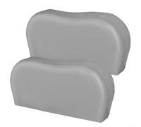 Fauhapyway Dual Axle Tire Covers Heavy Duty Caravan Wheel Arch Cover,Oxford Cloth Wheel Cover For Trucks SUVs Trailers RV(420 gray 32CM)