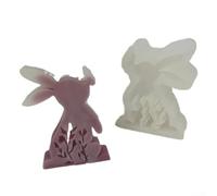 Fauhapyway Easter Butterfly Kiss Resin Silicone Flexible Easter Butterfly