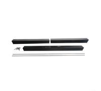 Fauhapyway Fireplace Curtain Rod Kit Valance Metal Mounting Hardware Mesh Screen Openings 30to48Inches Wide Home Decor Enhancement