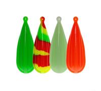 Fauhapyway Fishing Practice Sinker Luminous Weight Set Casting Throw Baitcast Tool Training Equipment Multi Size Silica Gel For Lover (Throwing exercises B orange)