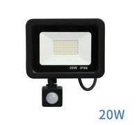 Fauhapyway for slim LED Security Light Outdoor PIR Motion Sensor IP66 (20W) | for slim design, space saving, IP66 , motion activated, cool for white light