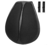 Fauhapyway Gel-Style Motorcycle Seat Pad Pressure Relief for Long Rides | Gel-style core, high elasticity, absorbs bumps, relieves hip numbness, long distance comfort