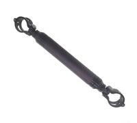 Fauhapyway Handlebar Aluminum Bicycle Handlebar Extension Mount Rod Compatible With For Brompton Folding Bike Lightweight AL6061 Black 150MM(black)