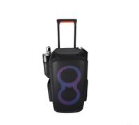 Fauhapyway Hard Shell Protective Case for JBL for PARTYBOX 320 Speaker, Polyester Carry Bag with Handle and Storage Pocket, Black