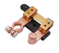 Fauhapyway Heavy Duty Battery Disconnect Switch, Solid Brass Blade Shut Off for Car Boat ATV UTV, 12V 24V 25aA(Zinc Alloy)