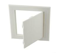 Fauhapyway Inspection Port, ABS Access Panel White Inspection Door For Ceiling Wall Maintenance 100X100mm 120X120mm 150X150mm 200X200mm (150x150mm)