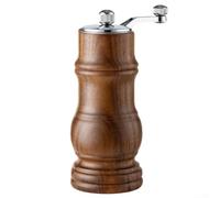 Fauhapyway Kitchen Spice Grinder Acacia Wood for Home Cooking(A) | for durable acacia body, rust-resistant steel parts, elegant natural look, twist-off refill, kitchen decor