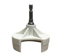 Fauhapyway Knitting Machine Adapter For Sentro 22/40/48 ABS Plastic Drill Attachment Standard Electric Screwdriver Efficient Automatic Crank (白色)