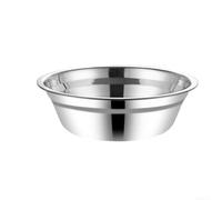 Fauhapyway Large Cereal Bowls Set Style Stainless Steel Bowl 26cm Scratch Resistant Modern Ceramic Look Alternative(24cm)