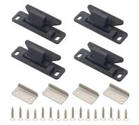 Fauhapyway Latches and Catches RV Cabinet Door Drawer Lock Nylon PA6 External Snap Buckle Home Motorhome Yacht Mounting Hardwa(White)
