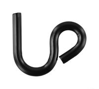 Fauhapyway Lower Control Prying Tool for Ball Joint Removal, Carbon Steel S-Bar Hook with Rubber Sleeve for FWD Vehicle Repair(Black)