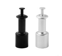 Fauhapyway Magnetic Coffee Puck Screen Remover Tool for Espresso Machine - Aluminium Alloy Filter Basket Ejector Silent Knock-Free Cleaning Accessory Home for barista Use 5.4cm Black Silver