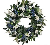 Fauhapyway Natural Eucalyptus Wreath 45cm PE Plastic Natural Eucalyptus(D)