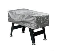 Fauhapyway Outdoor Pool Table Cover Windproof Fitted Billiard Dust Sheet with Straps for 163x115cm Tables Grey(420D:163 * 115 * 48cm)