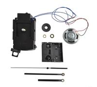 Fauhapyway Pendulum Clock Movement DIY Repair Kit With Music Chime Box Quartz Drive Mechanism Hour Strike For Panel 2-7mm Thickness (black)
