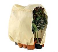 Fauhapyway Plant Covers Freeze Protection,Heavy-Duty Non-Woven Fleece Protection Bag,200X240cm Drawstring Windproof Frost Cover,Shrubs Potted Plants Winter