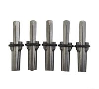 Fauhapyway Professional 5-Piece Rock Stone Splitter Set For Granite Marble Concrete Breaking 14Mm Wedges Feather Shims Hand Tools