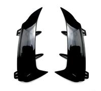 Fauhapyway Rear Bumper Lip Spoiler Splitter Canards for Mercedes-Benz A-Class W177 A2aa A22a A35 2a18-2a22 Hatchback, Black ABS Plastic(Black)