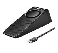 Fauhapyway Rechargeable Vibration Door Stop Alarm, 130dB Sound & Light, Adjustable Sensitivity for Travel Security