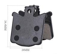 Fauhapyway Resin Semimetal Disc Brake Pads For MAGURA MT For A2 Mountain Bike Copper Formula High Temperature Heat Dissipation 34.4x28x4mm