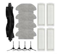 Fauhapyway Robot Vacuum Spare Parts Kit Main Brush, Side Brushes Filters Mop Cloths For Everybot 3I For Karcher RCV3 For Haier Probot DTX