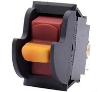 Fauhapyway Single Pole Double Throw Key Switch for HY7, Lockable Electrical Rocker Switch with Flame-Retardant Housing, 50, 000 Cycles, Red.