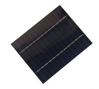 Fauhapyway Solar Panel,5W 12V Solar Panel Module for Battery Charging 9V-12V for Outdoor Lighting Systems 110X136MM