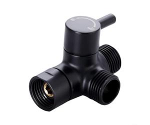 Fauhapyway Solid Brass Shower Diverter Valve, 3-Way for G1/2 Arm | Solid Brass Construction, G1/2 Inlet With Dual Outlets, Switches Between Shower Heads, Lever Handle Design, Brushed Finish