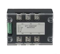 Fauhapyway Three Phase AC Voltage Regulating Module 380V Low Noise Fast Heat Dissipation for CNC Textile Food Machinery 40A-150A(40A)